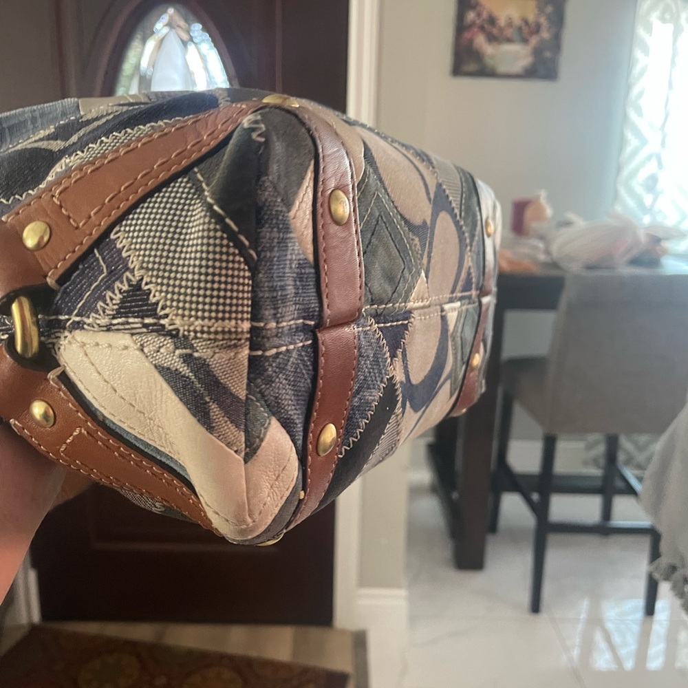 Coach Carly Patchwork Shoulder Bag - image 5